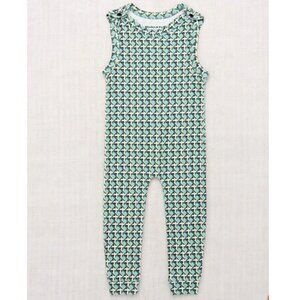 BNWT Misha & Puff Baby Snap Overall - Yonder Lattice, 0-6m